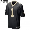 New Orleans Saints Tröjor Payton Turner 1 Nike Svart 2021 NFL Draft - Barn New Orleans Saints Tröjor Payton Turner 1 Nike Svart 2021 NFL Draft - Barn